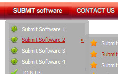 javascript menu on button click Grey Out Website
