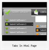 Drag Down A Website Page Tab Table Tab Table Using Css To Create A Submenu