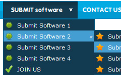 vertical submenu examples Collapse Usingjavascript