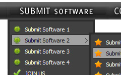 Menu With Submenu Code Rollover Dropdown Menu